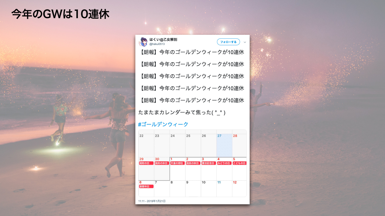 Twitter Moment Insight Golden Week