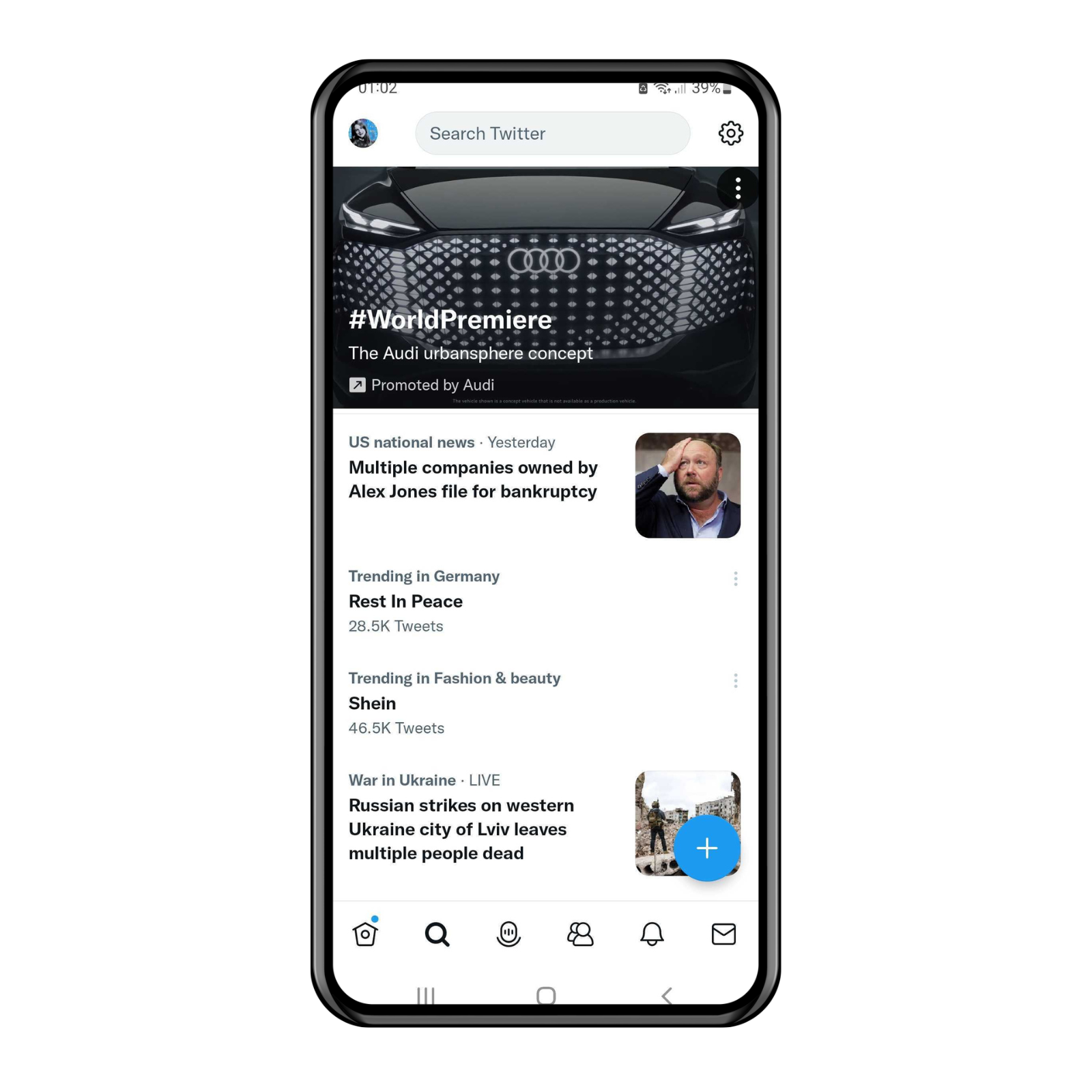 Audi Tweet