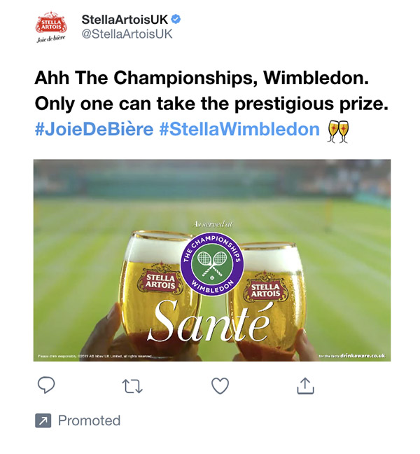 Stella Artois dials up sponsorships