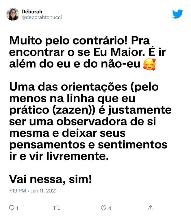 Tweet da @AyeYoMommie sobre saúde mental