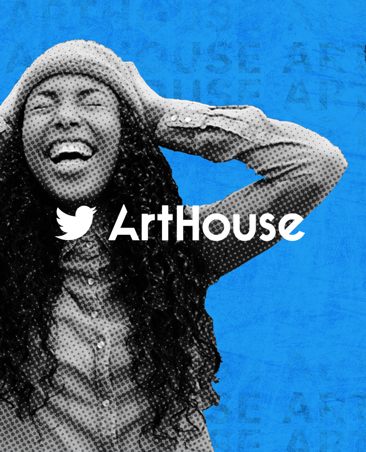 Girl with ArtHouse logo
