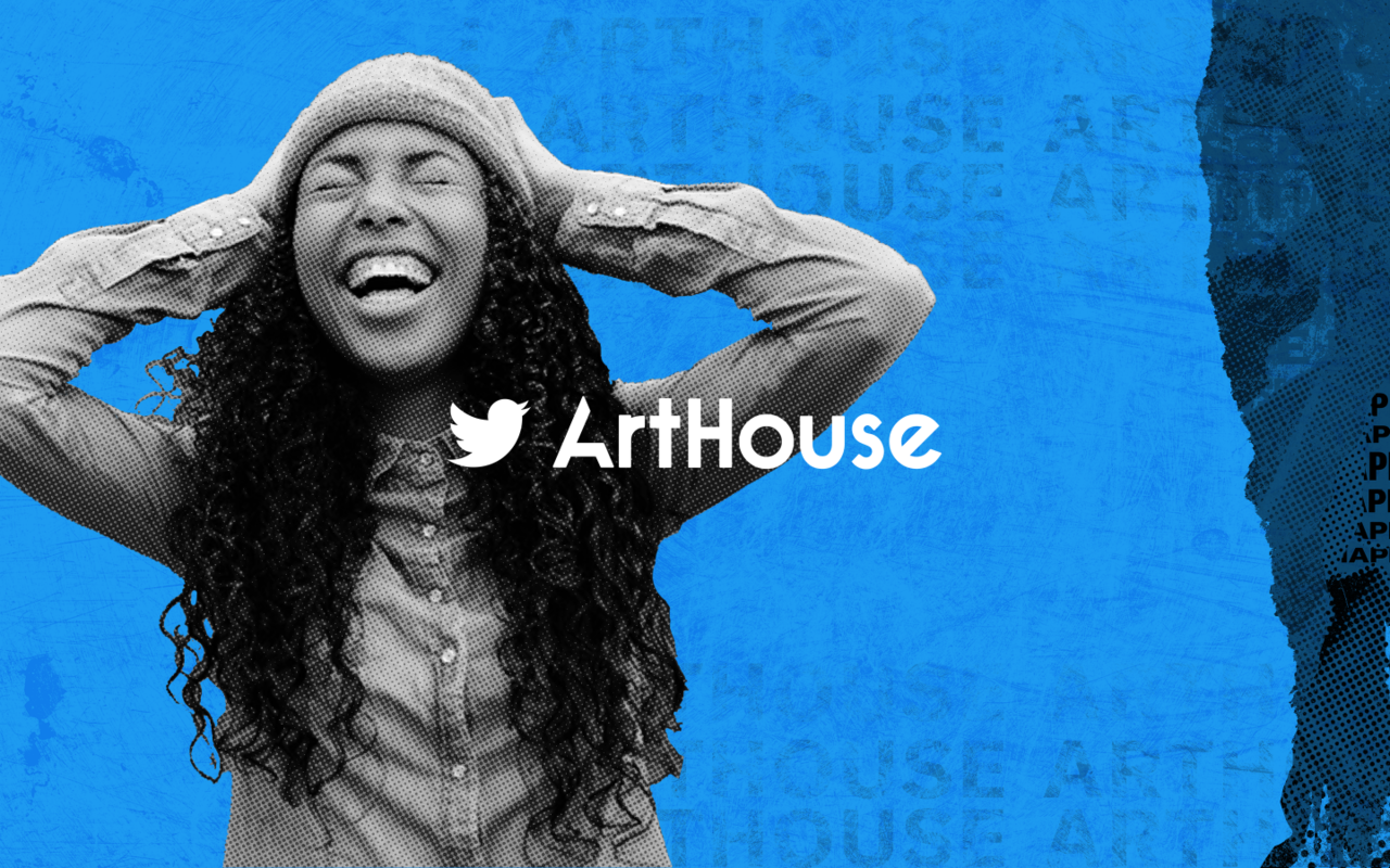 Girl with ArtHouse logo
