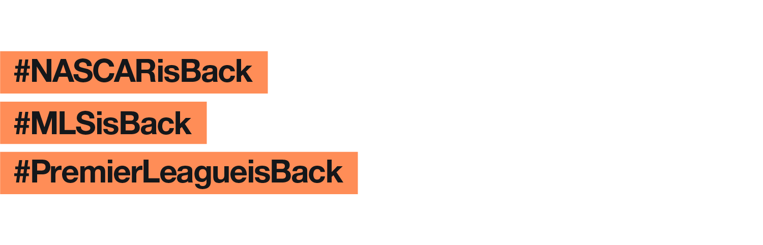 Trending sports hashtags on Twitter Trending sports hashtags on Twitter: Nascar, MLS and Premier League